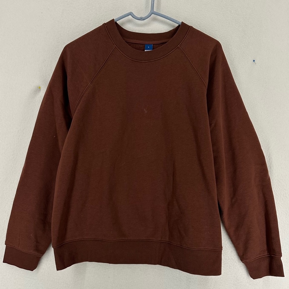Old Navy Pullover Crewneck Mens Large Brown